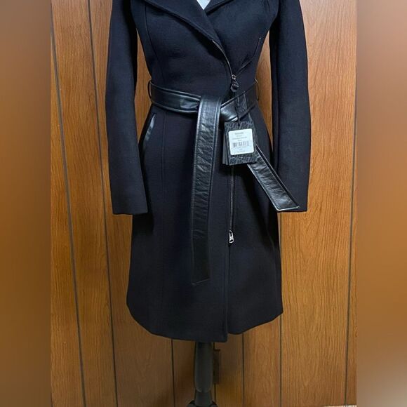 Mackage Shia 2-in-1 Double-Face Wool Coat with Removable Bib size XXS - Picture 7 of 16